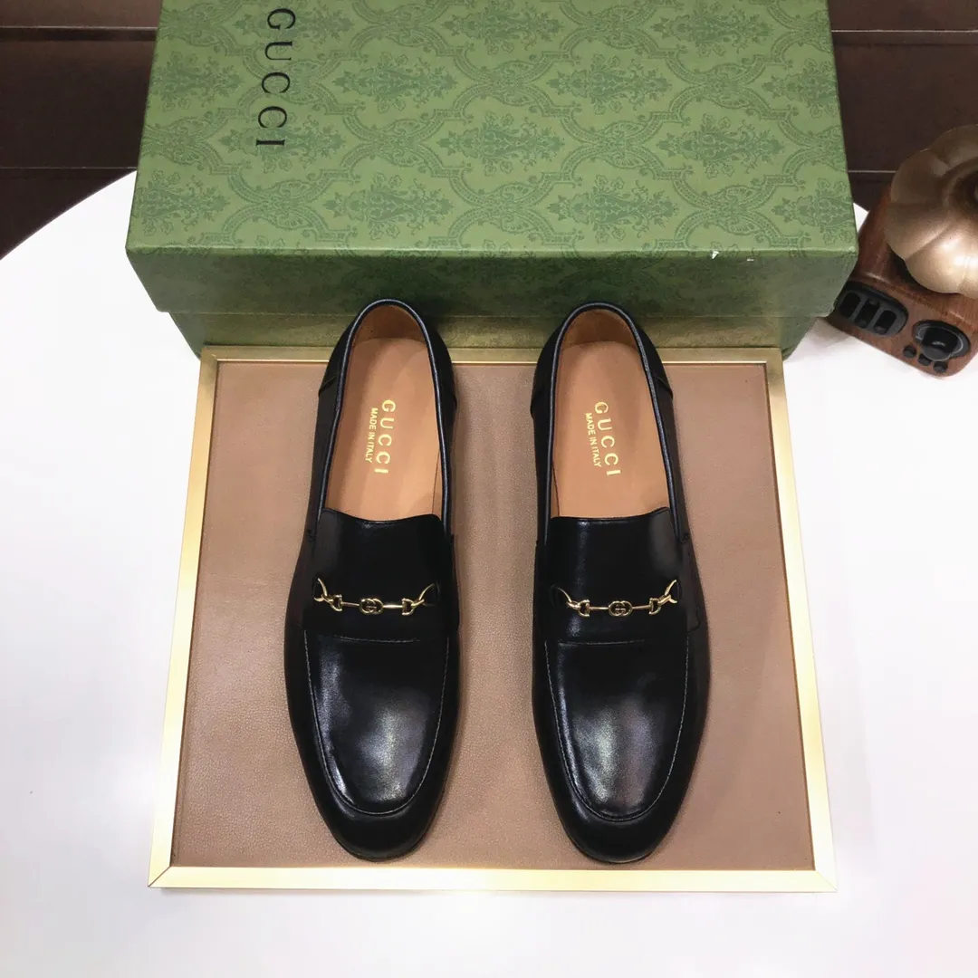 Men's shoes 💰580💰[GUCCI—Gucci] The latest high-end version of Gucci. Official website new model. Available at the same time at counters, the uppers are made of original cowhide imported from Italy/matched with the original special material splicing design concept; "highlight, high-end, grade, extravagance" and exquisite workmanship (original mesh fabric) sole: original factory special outsole size (38-45) (custom-made 45 non-returnable)